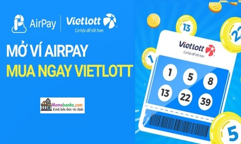 Mua Vietlott online qua ví điện tử Airpay siêu tiện lợi