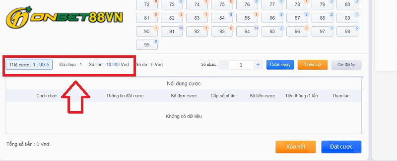 Cách tính tiền lô đề đơn giản cho tân thủ tại onbet88